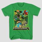 Boys' Minecraft Jungle Boogie Short Sleeve Graphic T-shirt - Green