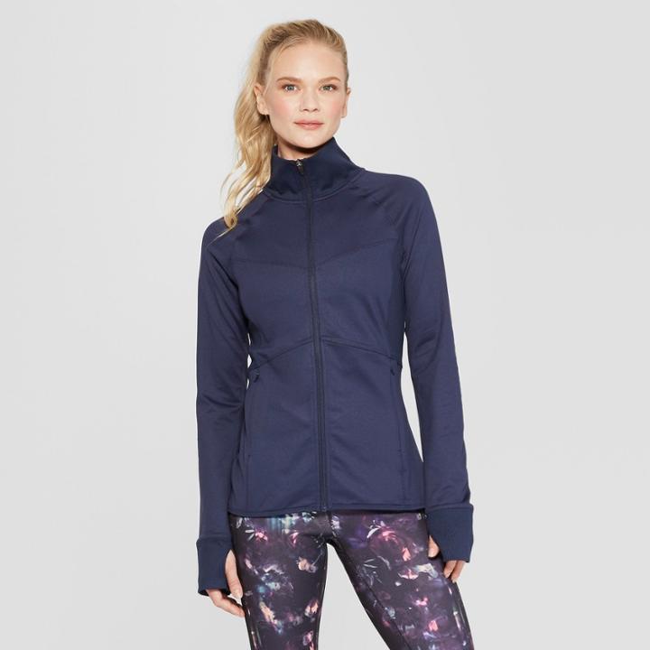 Women's Full Zip Cardio Track Jacket - C9 Champion Xavier Navy