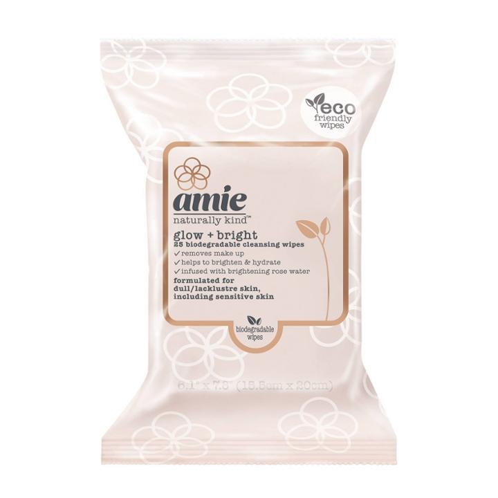 Amie Glow & Bright Cleansing Cloths - Pink