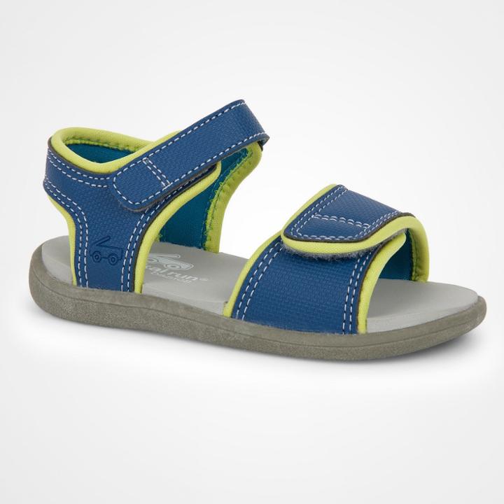 Toddler Boys' See Kai Run Basics Logan Ankle Strap Sandals - Navy