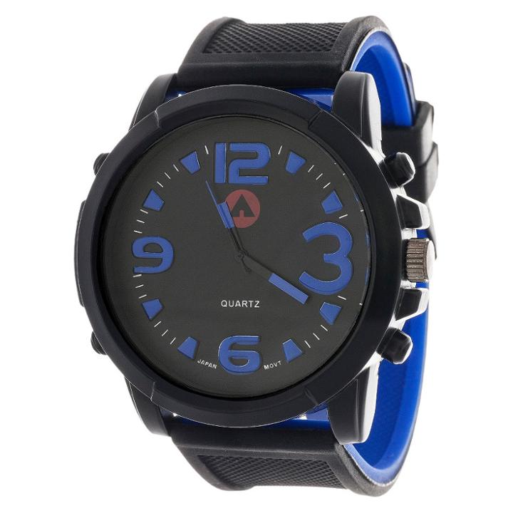 Men's Airwalk Rubber Strap Analog Watch - Blue