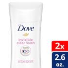 Dove Beauty Advanced Care Invisible Antiperspirant & Deodorant Clear Finish Twin