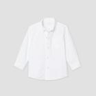 Toddler Boys' Adaptive Long Sleeve Button-down Shirt - Cat & Jack White