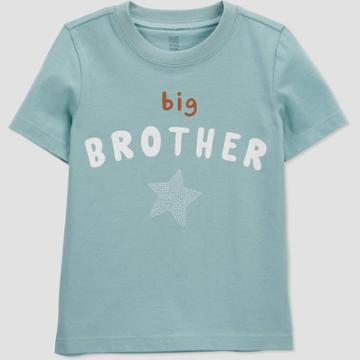 Carter's Just One You Baby 'big Brother' T-shirt - Blue