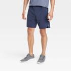 Men's 7 Lined Run Shorts - All In Motion Dark Blue