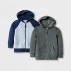 Toddler Boys' 2pk Zip-up Hoodie Set - Cat & Jack Navy/gray 5t, Boy's, Blue