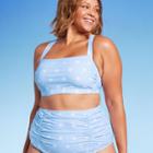 Kona Sol Women's Polka Dot Square Neck Bikini Top - Kona
