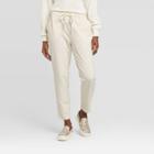 Women's High-rise Ankle Length Jogger Pants - A New Day Cream Xs, Women's, Ivory