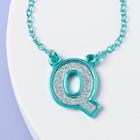 Girls' 'q' Necklace - More Than Magic Teal, Blue