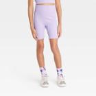 Girls' Seamless Bike Shorts - Art Class Lavender
