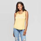 Women's Sleeveless When Life Gives You Pineapple Graphic Tank Top - Grayson Threads (juniors') - Yellow