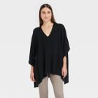 Women's V-neck Pullover - A New Day Black