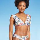 Women's Soft Ruffle Bralette Bikini Top - Kona Sol