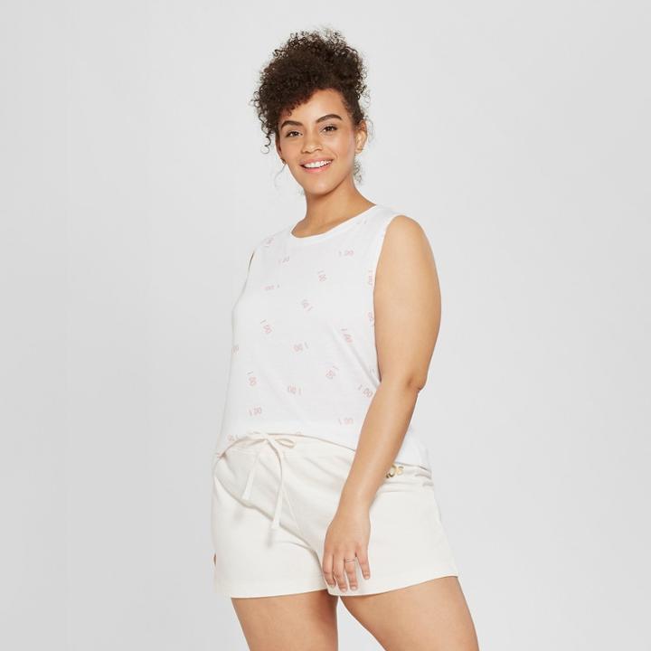Modern Lux Women's Plus Size I Do Graphic Tank Top - Modern