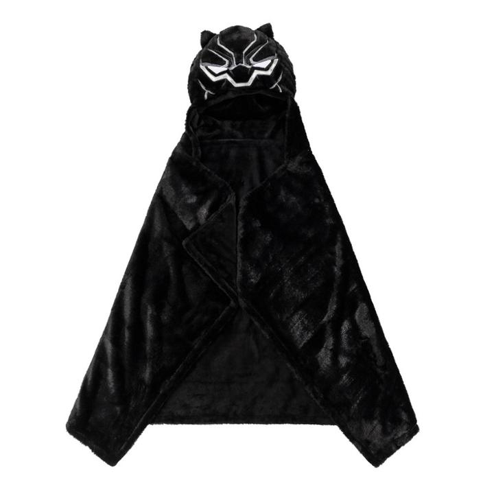 Black Panther Hooded Blanket