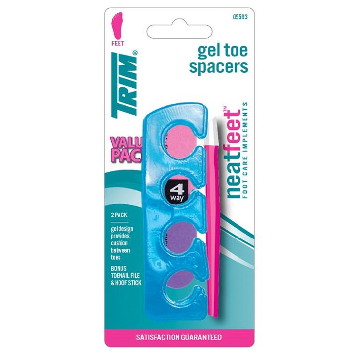Trim Neat Feet Gel Toe Spacers Bonus Pack
