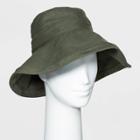 Women's Canvas Hat - A New Day Olive Green