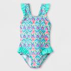 Malibu Dream Girl Girls' Bohemian Twin One Piece Swim Suit - 4,