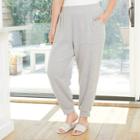 Women's Plus Size High-rise Relaxed Fit Jogger Pants - Who What Wear Gray
