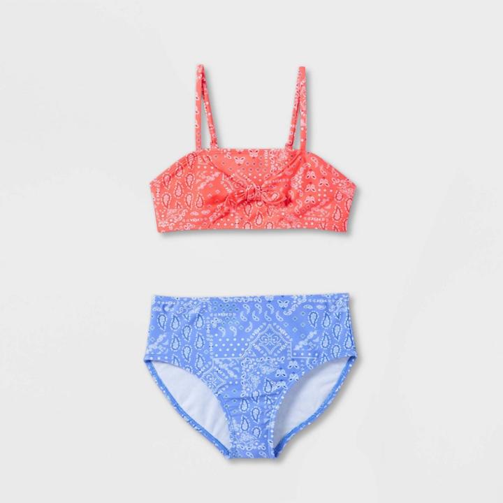 Girls' Paisley 2pc Bikini Set - Art Class