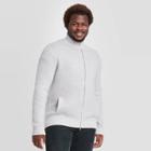 Men's Tall Jacquard Regular Fit Full-zip Sweater - Goodfellow & Co