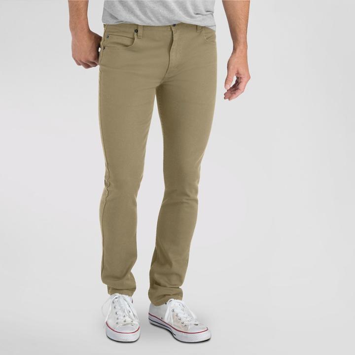 Dickies Men's Slim Fit Skinny Leg 5-pocket Pants Tan 30x34, British Khaki