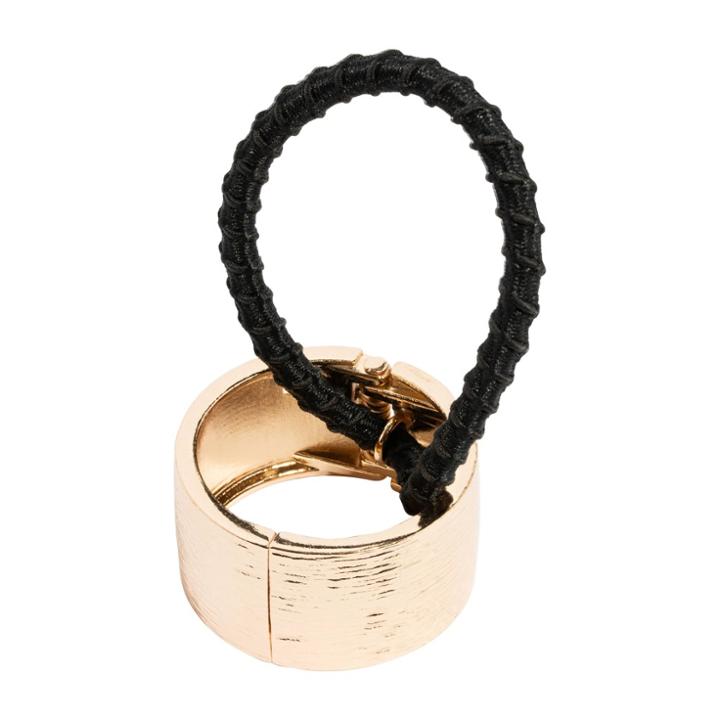 L. Erickson Textured Metal Pony Hair Cuff - Gold