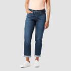 Denizen From Levi's Women's Mid-rise Slim Cropped Boyfriend Jeans - Venice Beach Palms