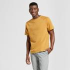Target Men's Standard Fit Short Sleeve French Terry T-shirt - Goodfellow & Co Zesty Gold