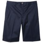 Dickies Young Men's Classic Fit Flat Front Shorts - Navy (blue)