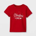 Toddler Christmas Crew Short Sleeve Graphic T-shirt - Cat & Jack Red
