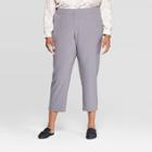 Women's Plus Size Casual Pants - Ava & Viv Gray