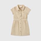 Petitetoddler Girls' Short Sleeve Uniform Safari Dress - Cat & Jack Beige