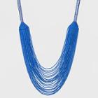 Target Beaded Seedbead Long Necklace - A New Day Blue