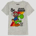 Toddler Boys' Super Mario Short Sleeve T-shirt - Beige