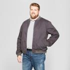 Men's Big & Tall Workwear Bomber - Goodfellow & Co Gray 4xbt, Zodiac Night