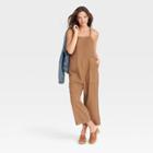 Women's Utility Cropped Jumpsuit - Universal Thread Rust