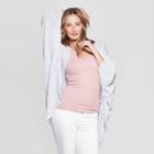 Women's Woven Strip Short Kimono - Universal Thread