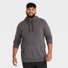 Men's Big & Tall Standard Fit Hooded Sweatshirt - Goodfellow & Co Black