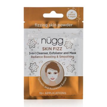 Nugg Skin Fizz Fizzing Skin Cleanser & Exfoliator Turmeric & Rosewood Extract