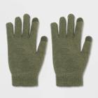 Women's Knit Gloves - Wild Fable Olive, Green