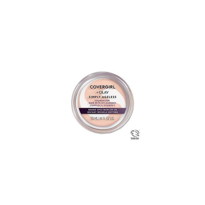 Covergirl + Olay Simply Ageless Wrinkle Defying Foundation Compact - 220 Creamy Natural
