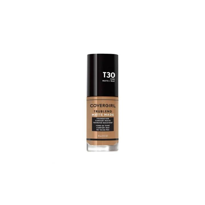 Covergirl Trublend Matte Made Foundation T30 Warm Honey - 1.01 Fl Oz, Adult Unisex