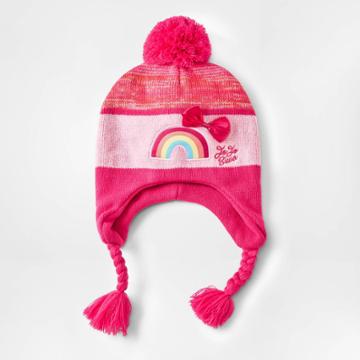 Abg Accessories Girls' Abg Jojo Rainbow Hat, One Color