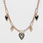 Sugarfix By Baublebar Heart Charm Link Chain Necklace