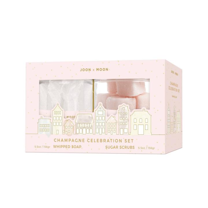 Joon X Moon Whipped Soap & Sugar Cube Gift Set - Champagne