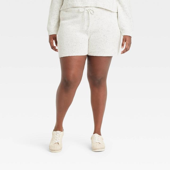 Women's Plus Size Mid-rise Lounge Shorts - Universal Thread