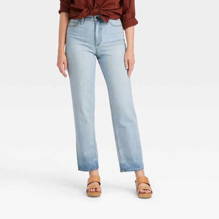 Women's 90's High-rise Vintage Straight Jeans - Universal Thread Blue