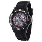 Men's Marvel Classic Elektra/iron Fist/punisher/daredevil/cage/jessica Black Plastic Watch - Black