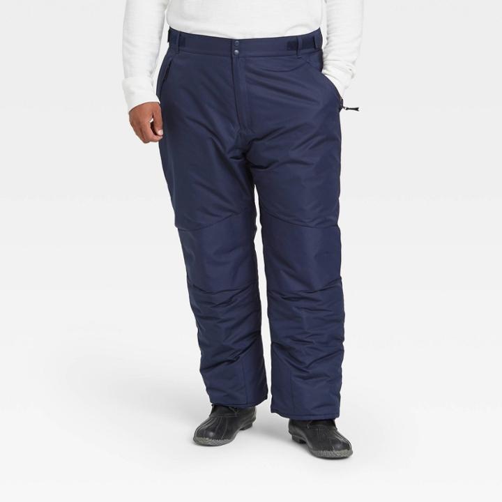 Men's Big & Tall Snow Pants - All In Motion Navy